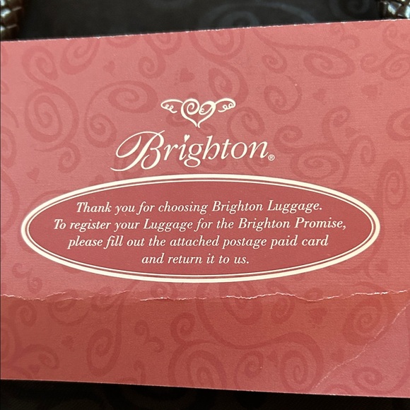 Brighton Brown and Black Travel garment bag - Picture 12 of 16